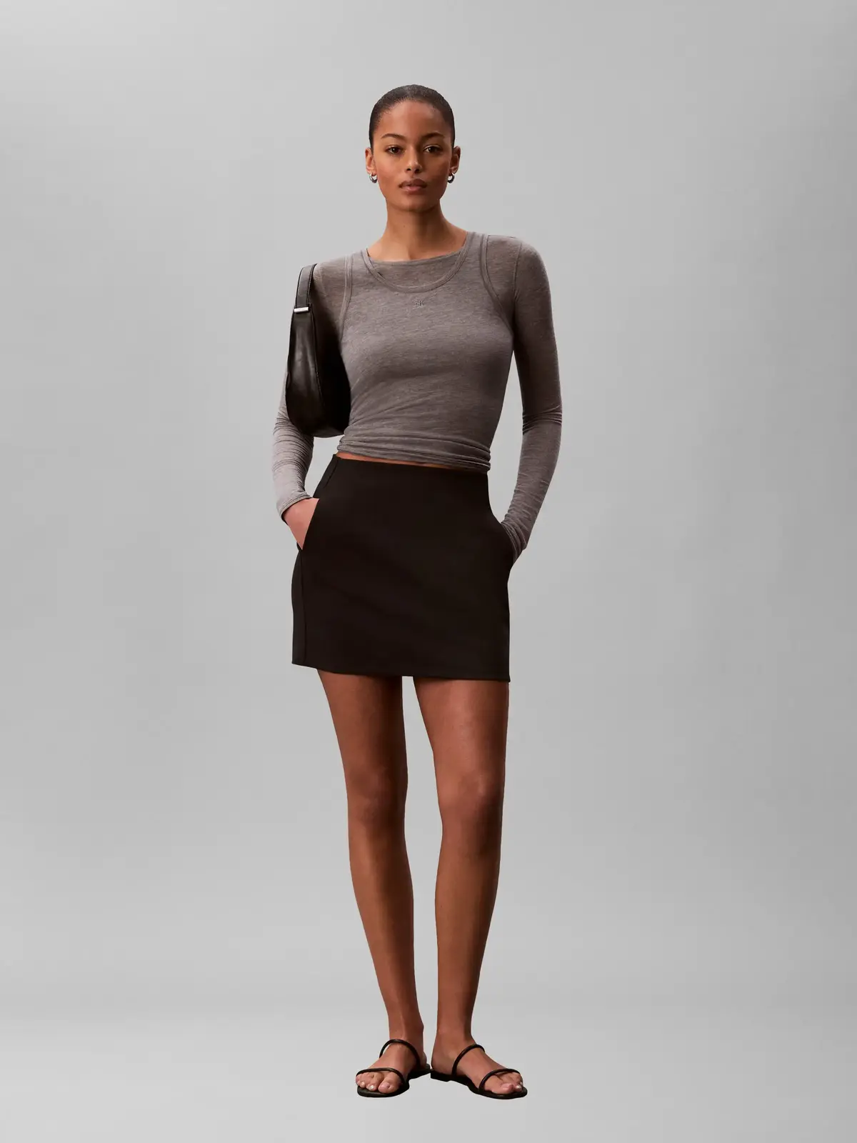 INTERLOCK MINI SKIRT, UB1, XS