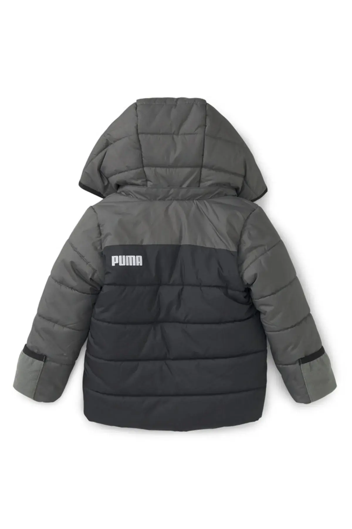 Puma Minicats Hooded Padded Jacket Siyah Erkek Çocuk Kapüşonlu Mont