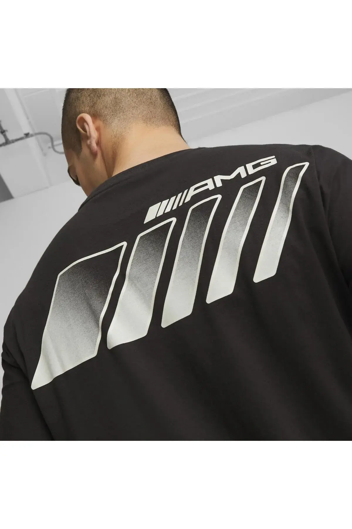 Puma AMG Logo Tee Siyah Erkek T-Shirt