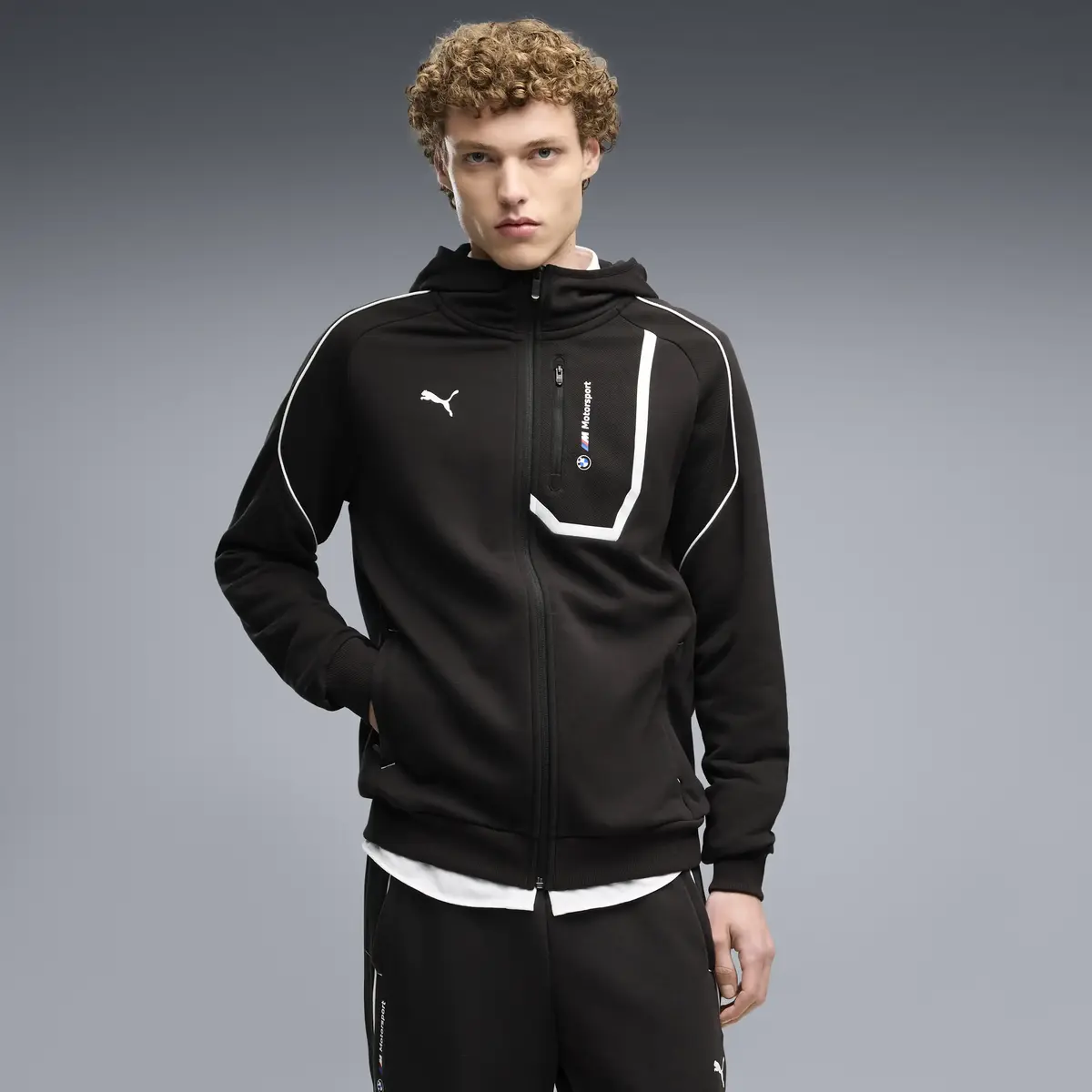 PUMA BMW MMS PM1 Jacket Siyah Erkek Sweatshirt
