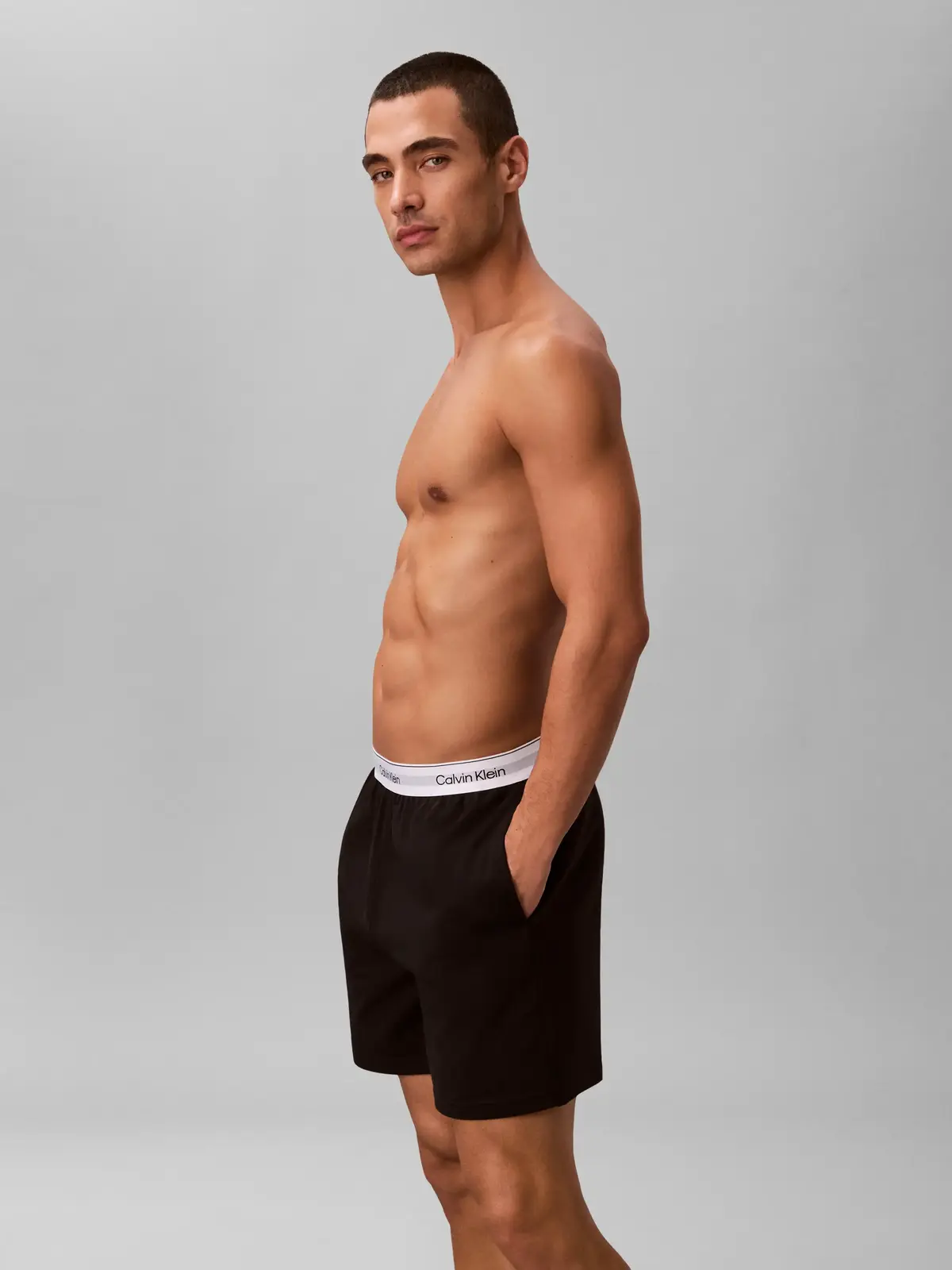 Calvin Klein SLEEP SHORT Siyah Erkek Pijama Altı Şort