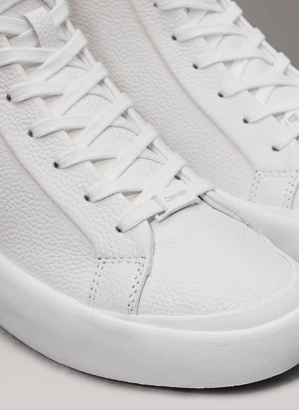 Calvin Klein VULC HIGH TOP LTH, 01T Beyaz Kadın Spor Ayakkabı