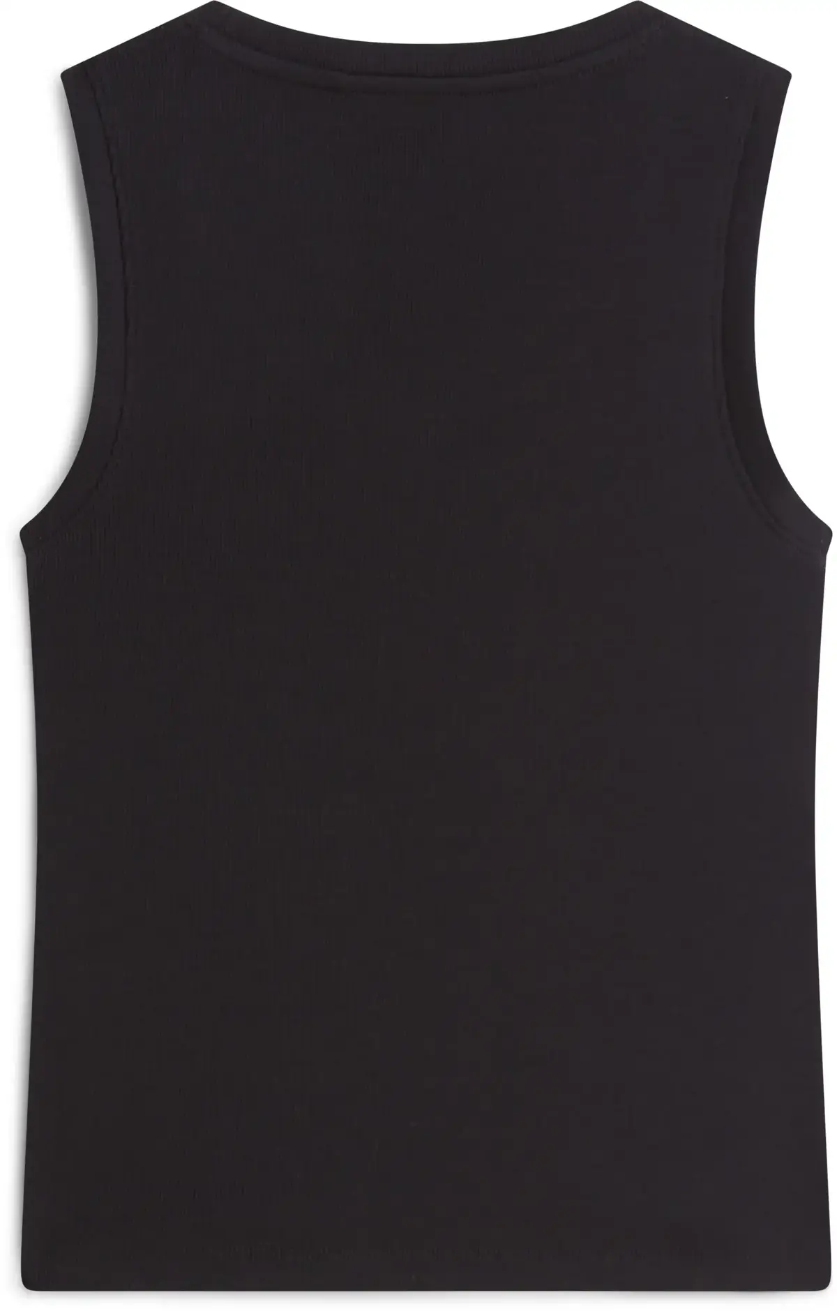 Tommy Hilfiger TJW ESSENTIAL RIB TA, BDS Siyah Kadın T-Shirt & Polo