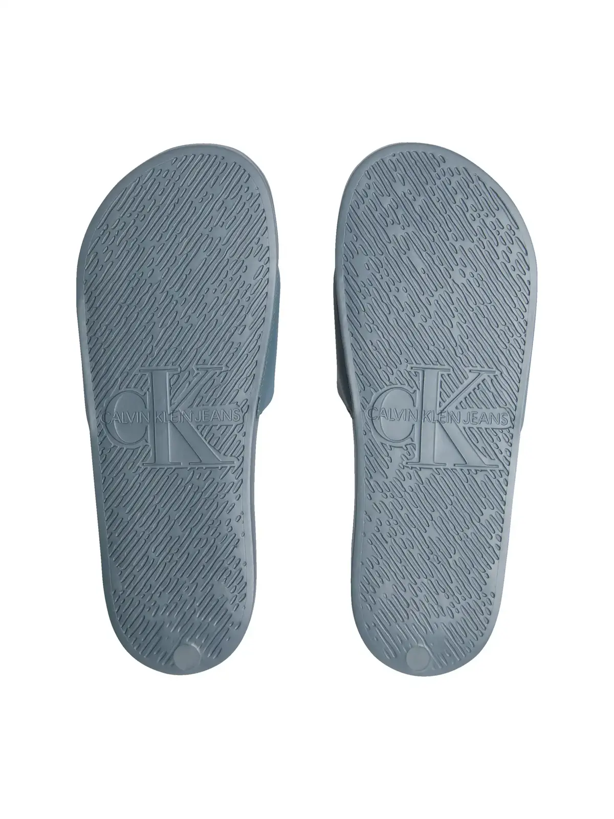 Calvin Klein SLIDE JELLY MONO PU, 02M Mavi Erkek Terlik
