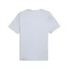 Puma ESSENTIALS HEATHER CAT Tee Mavi Erkek T-Shirt