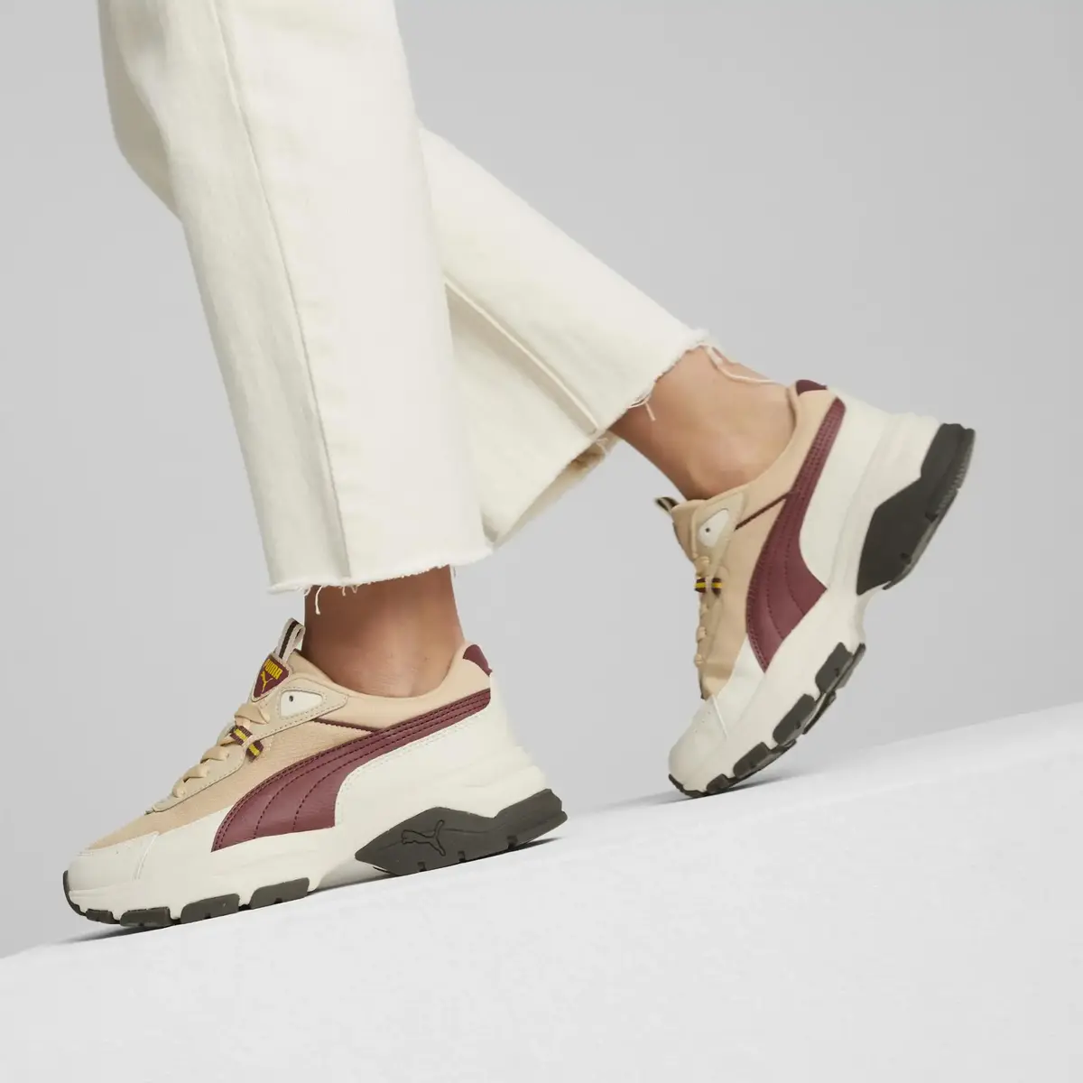 Puma Cassia Via Granola Bej Kadın Günlük Spor Ayakkabı