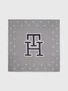 Tommy Hilfiger MONOGRAM L SQUARE Kadın Gri Eşarp