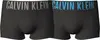 Calvin Klein LOW RISE TRUNK 2PK Erkek Siyah Boxer Set