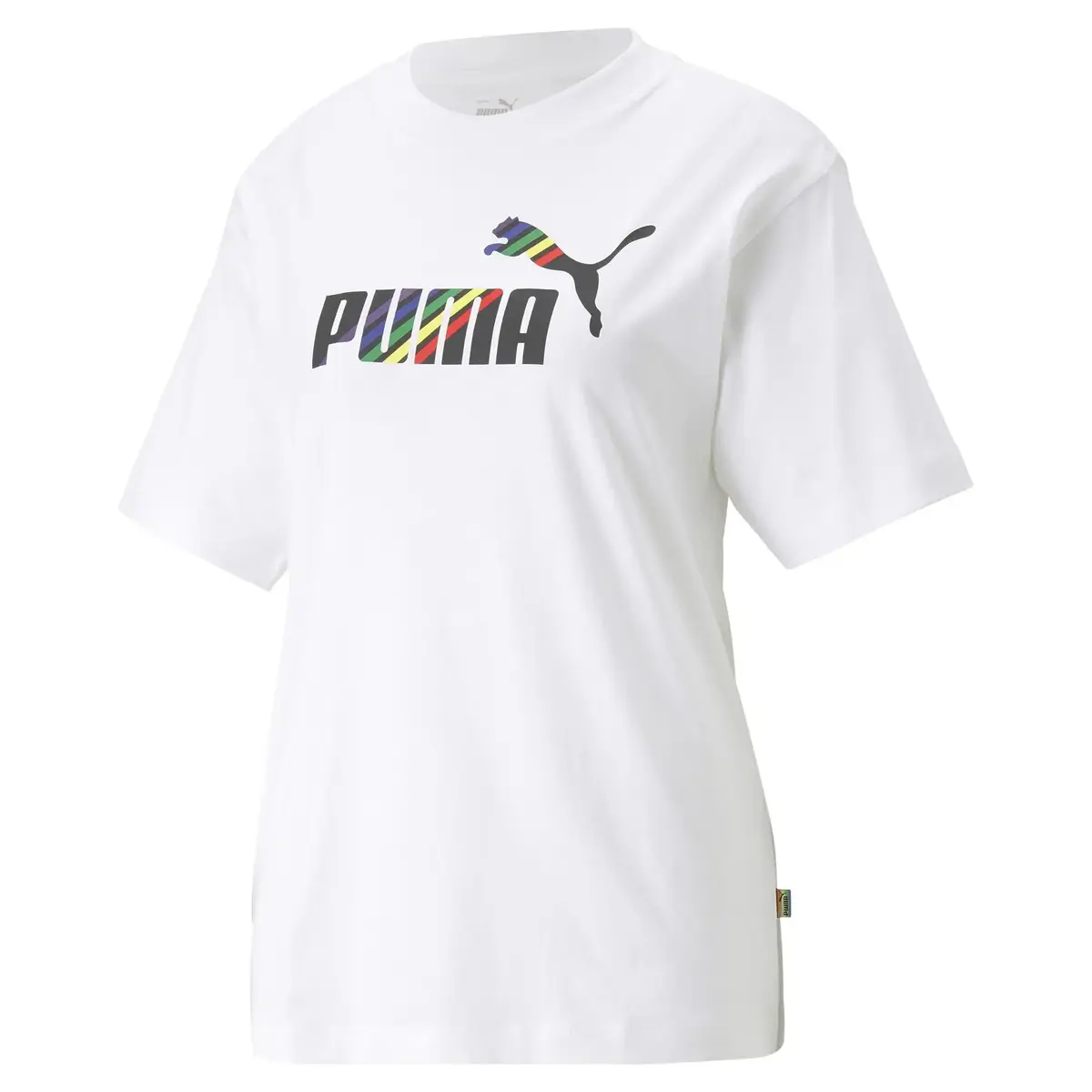 Puma Ess+ Love Is Love Relaxed Tee Beyaz Kadın T-shirt