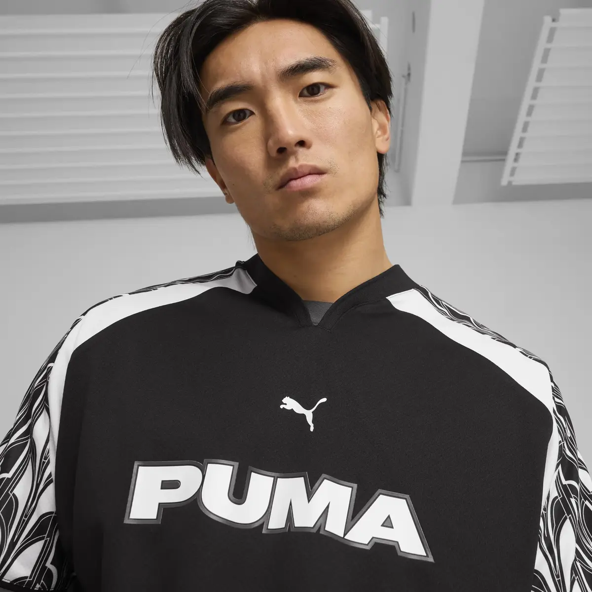 Puma FOOTBALL JERSEY Relaxed Siyah Erkek Forma