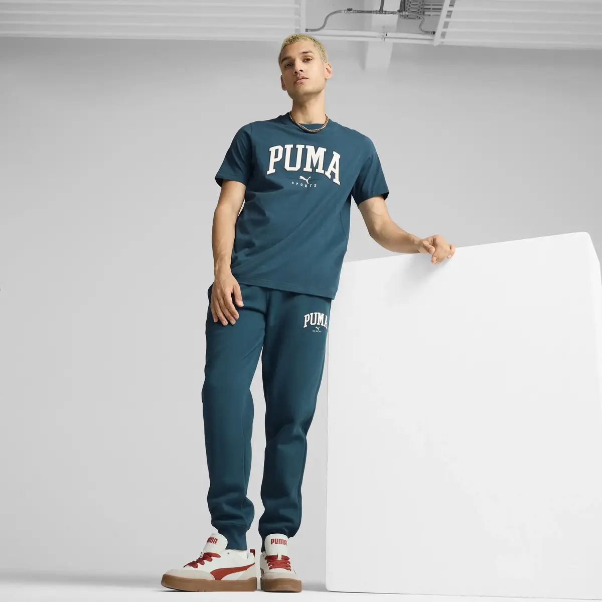 Puma SQUAD Tee Yeşil Erkek T-Shirt