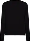 Calvin Klein CORE LOGO LS SWEATSH Kadın Siyah Sweatshirt