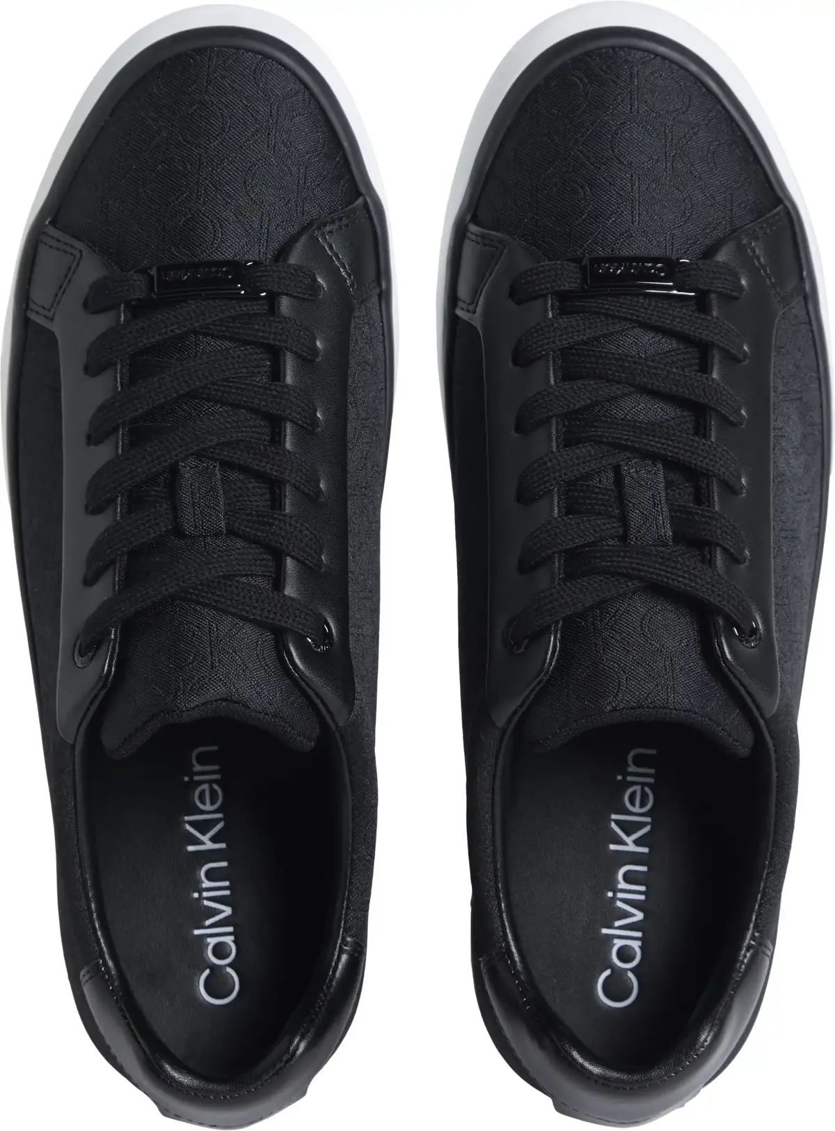 Calvin Klein VULC LACE UP - JACQ, BEH Siyah Kadın Spor Ayakkabı & Sneaker