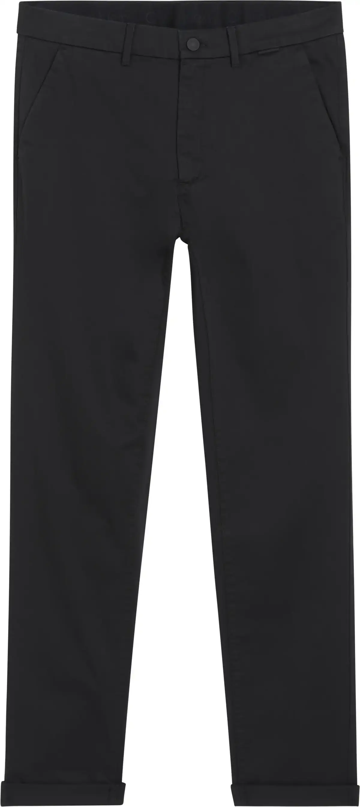 Calvin Klein SATEEN STRETCH SLIM Erkek Siyah Chino