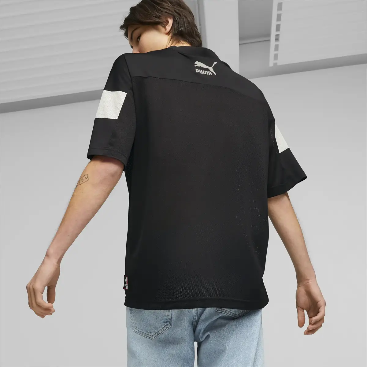 Puma TEAM Sports Jersey Siyah Erkek Amerikan Futbol Forması