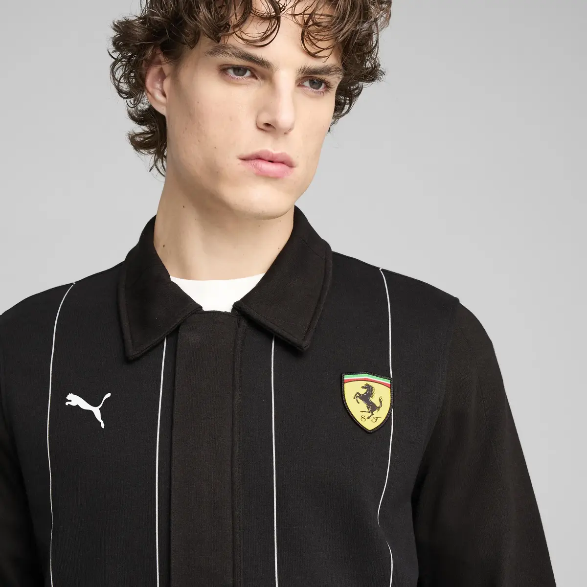 PUMA Ferrari Race Premium Jacket Siyah Erkek Ceket