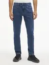Calvin Klein SLIM FIT MID BLUE, 1A7 Mavi Erkek Jean Pantolon