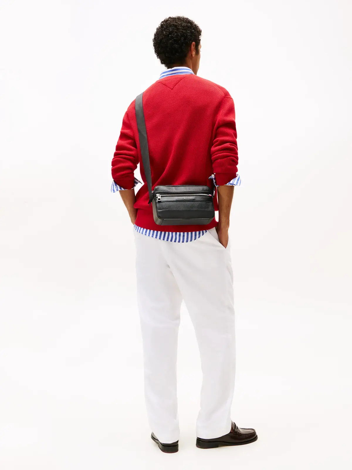 Tommy Hilfiger TH CENTRAL EW REPORT, BDS Siyah Erkek Çanta & Cüzdan