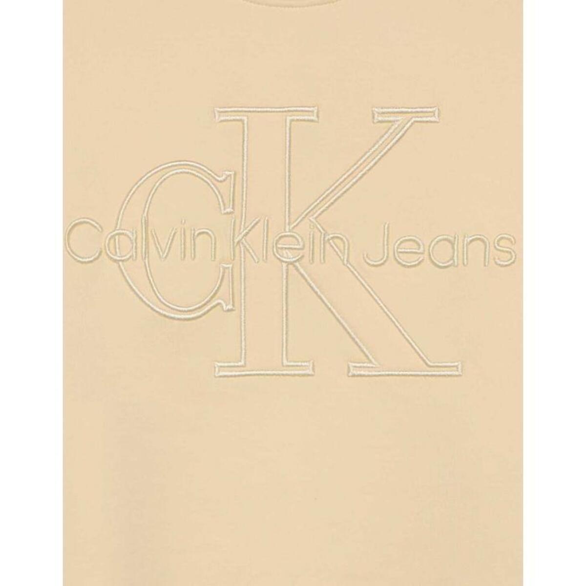 Calvin Klein SPACER CUT OUT MONOL, YAB Bej Çocuk Sweatshirt