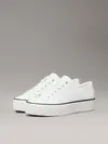 Calvin Klein BOLD VULC FLATF LOW, 01W Beyaz Kadın Spor Ayakkabı & Sneaker