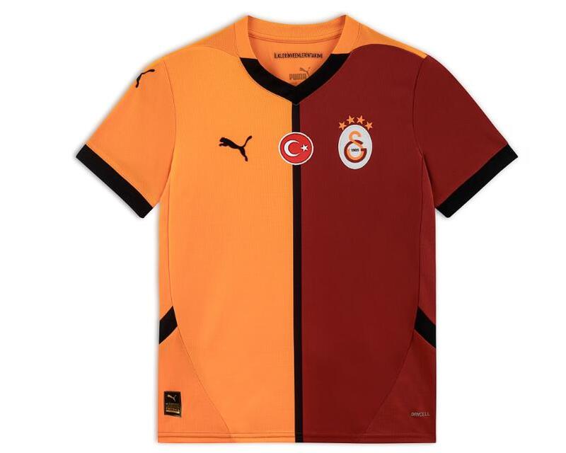 Puma GSK Home Jrsy Jr woS Galatasaray 2024/25 Kırmızı Çocuk Erkek İç Saha Forması