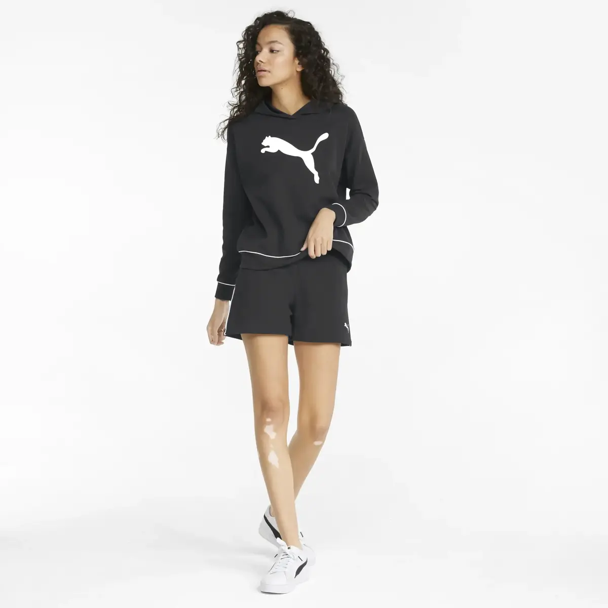 Puma Modern Sports Hoodie Puma Black Siyah Kadın Hoodie