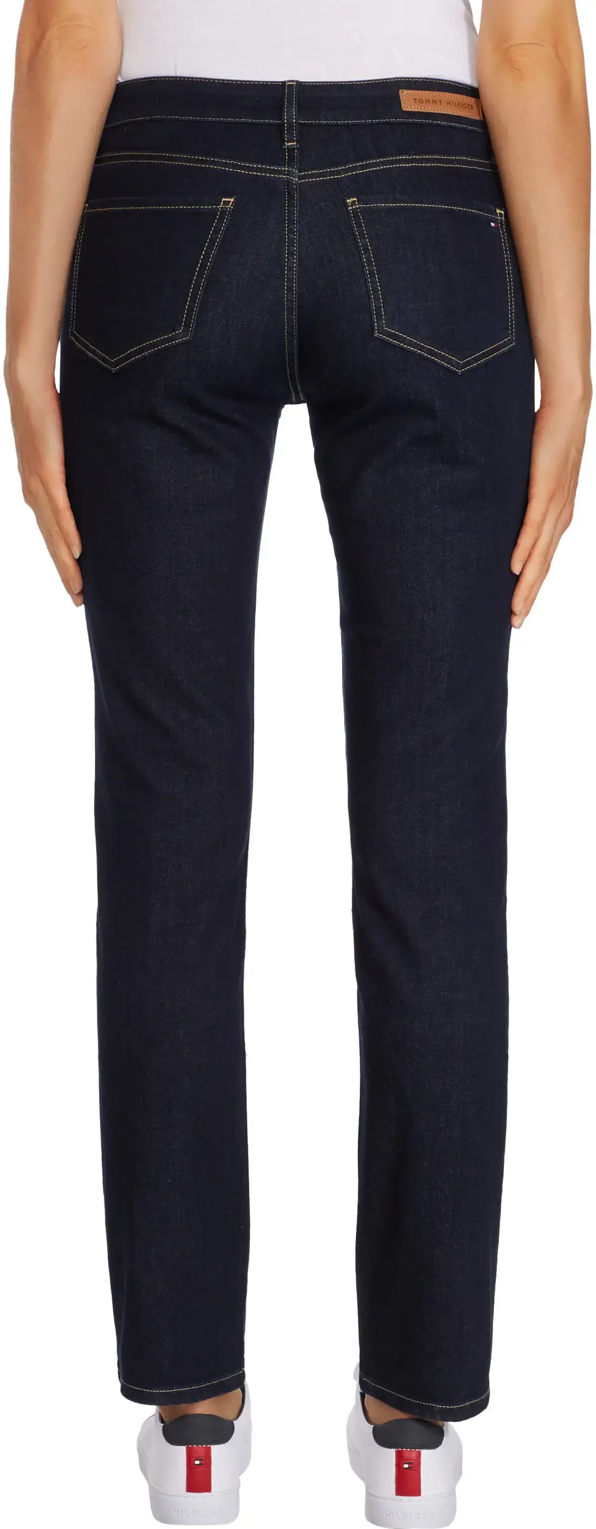 Tommy Hilfiger HERITAGE ROME STRAIG Kadın Lacivert Kot Pantolon