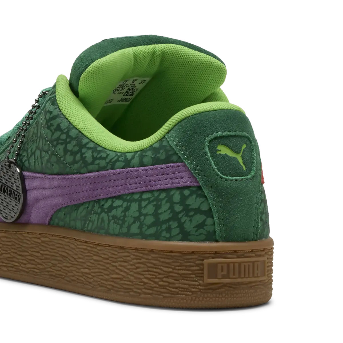 Puma Suede XL TMNT Yeşil Unisex Spor Ayakkabı & Sneaker