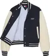 Tommy Hilfiger TJW WOOL VARSITY JAC, C1G Lacivert Kadın Ceket