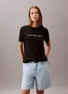 Calvin Klein A- INST. LOGO CLASSIC TEE SS Siyah Kadın Tişört Calvin Klein A- INST. LOGO CLASSIC TEE SS Siyah Kadın Tişört