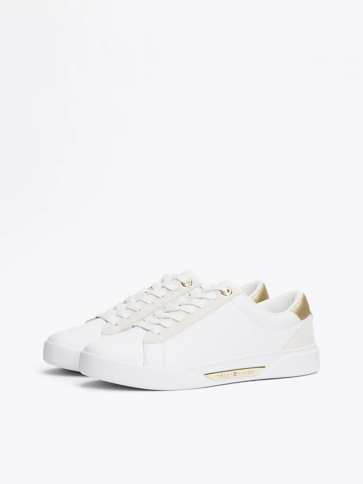 Tommy Hilfiger CHIC COURT SNEAKER, YBS Beyaz Kadın Spor Ayakkabı & Sneaker