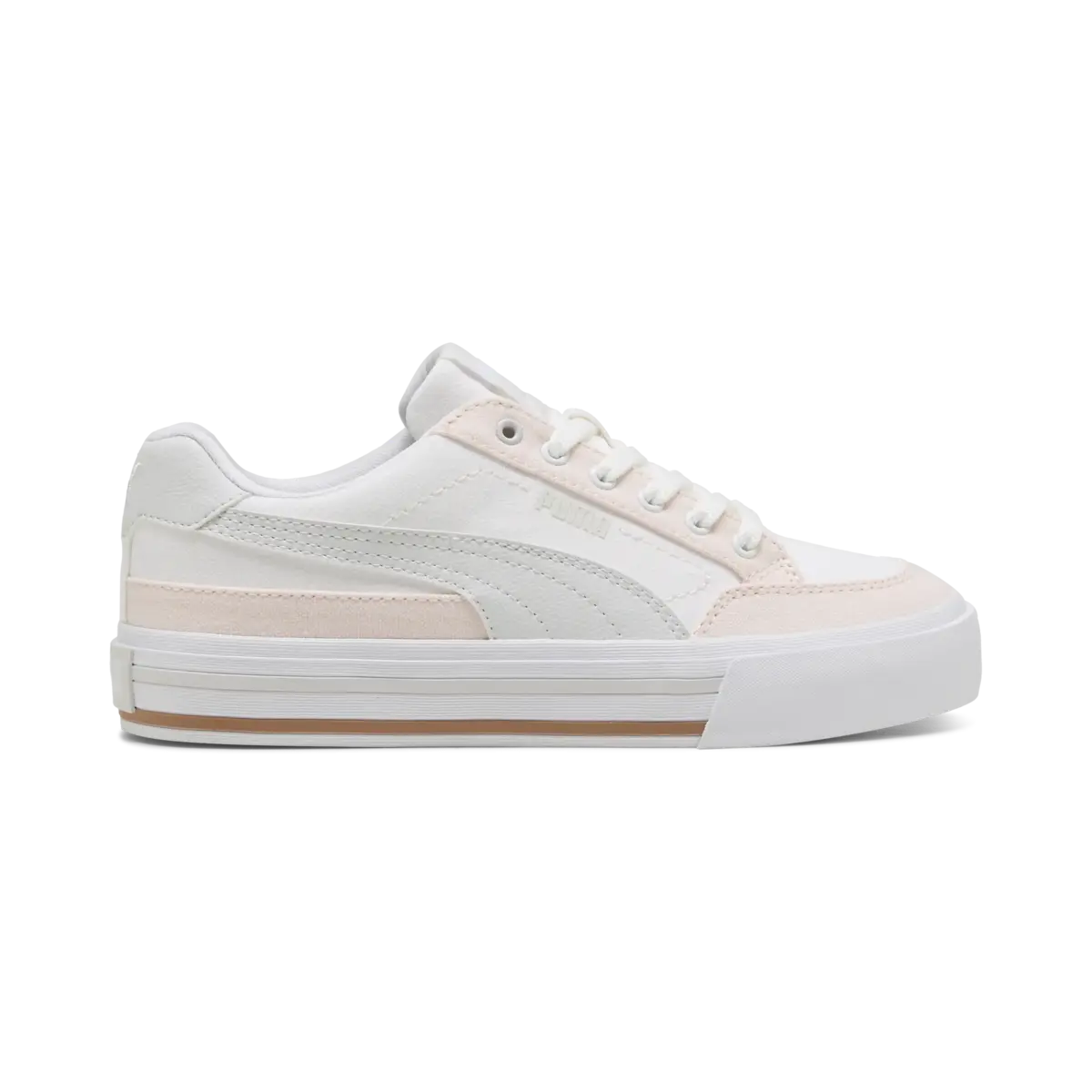 PUMA Court Classic Vulc FS PUMA White-Feather Beyaz Kadın Spor Ayakkabı
