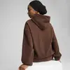 Puma ESS ELEVATED Hoodie Kahverengi Kadın Sweatshirt
