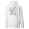 Puma Downtown Graphic Hoodie Beyaz Erkek Hoodie