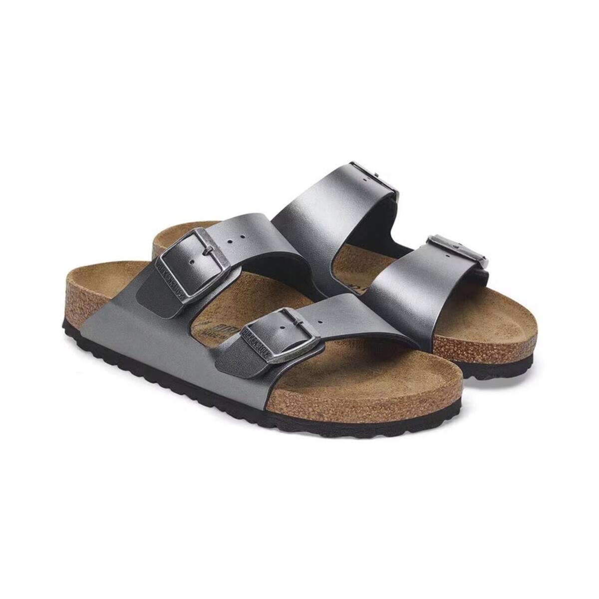 Birkenstock Arizona Bf Metallic Siyah Kadın Terlik