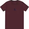 Calvin Klein SS 30S MICRO MONOLOGO GRAPHIC TE Erkek Bordo T-Shirt