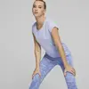 Puma PERFORMANCE HEATHER CAT TEE Mor Kadın T-Shirt & Polo