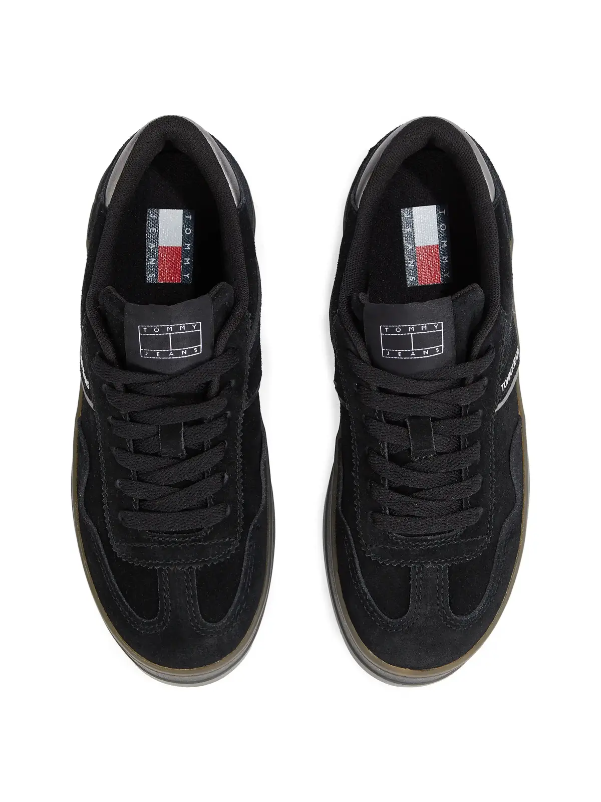 Tommy Hilfiger THE GREENWICH FLATFO Siyah Kadın Spor Ayakkabı & Sneaker
