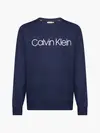 Calvin Klein COTTON LOGO SWEATSHI Erkek Lacivert Sweatshirt