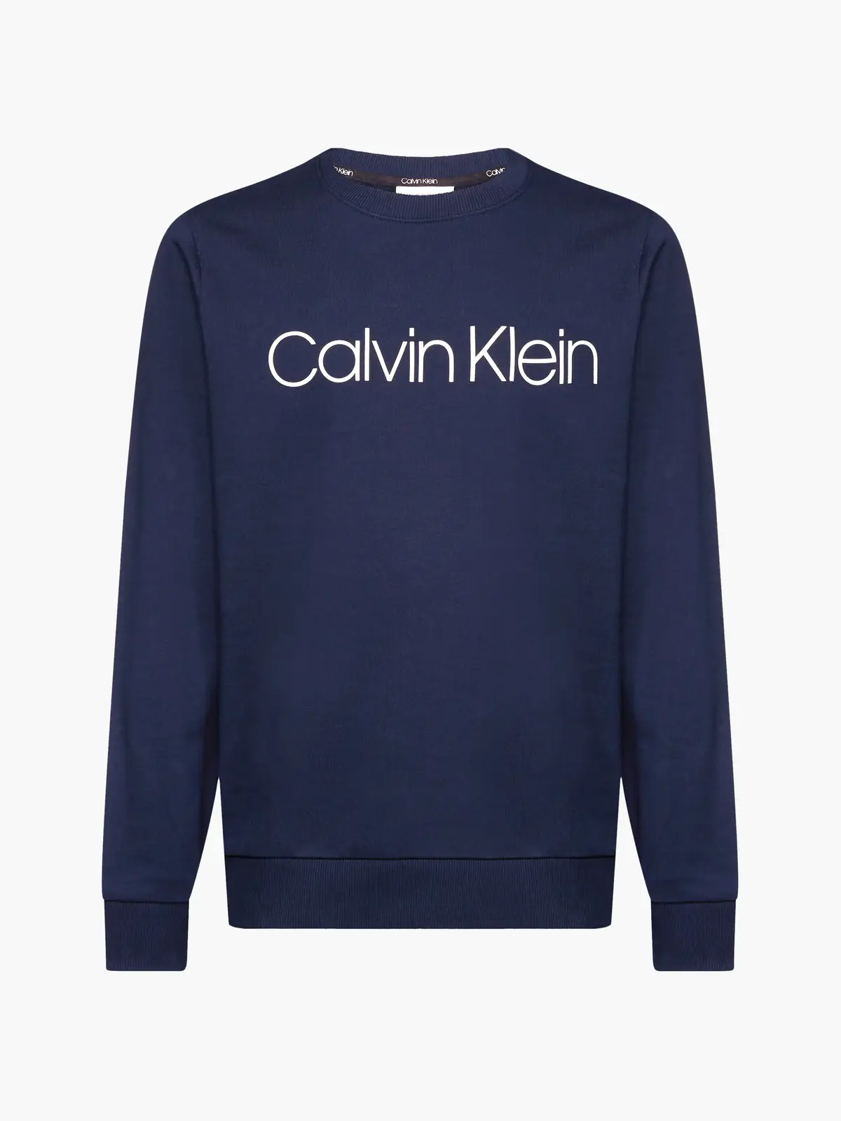 Calvin Klein COTTON LOGO SWEATSHI Erkek Lacivert Sweatshirt