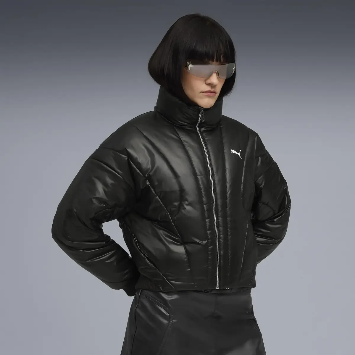 Puma Dare to Puffer Jacket Siyah Kadın Mont