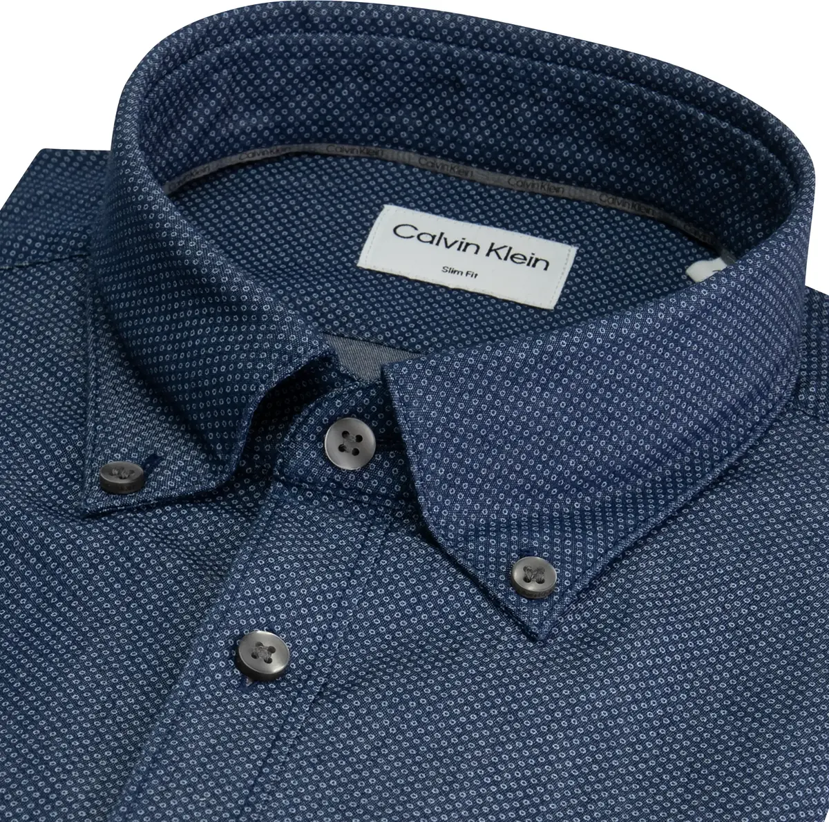 Calvin Klein WASHED PRINT SLIM SH Erkek Denim Gömlek