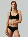 Calvin Klein LGHT LINED TRIANGLE, UB1 Siyah Kadın Bralet