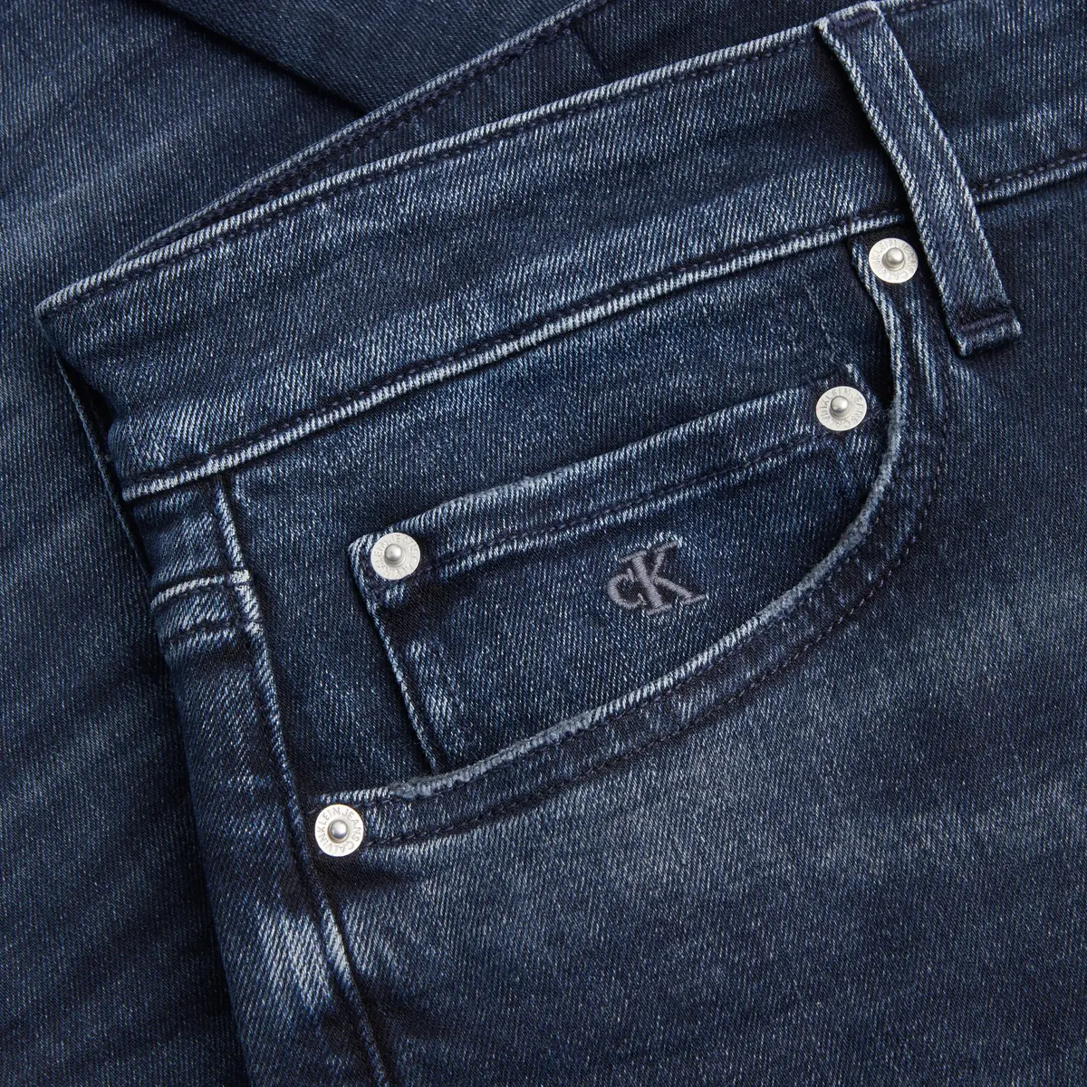 Calvin Klein SLIM Erkek mavi Kot Pantolon