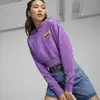 Puma PUMA TEAM Cropped Hoodie Mor Kadın Hoodie