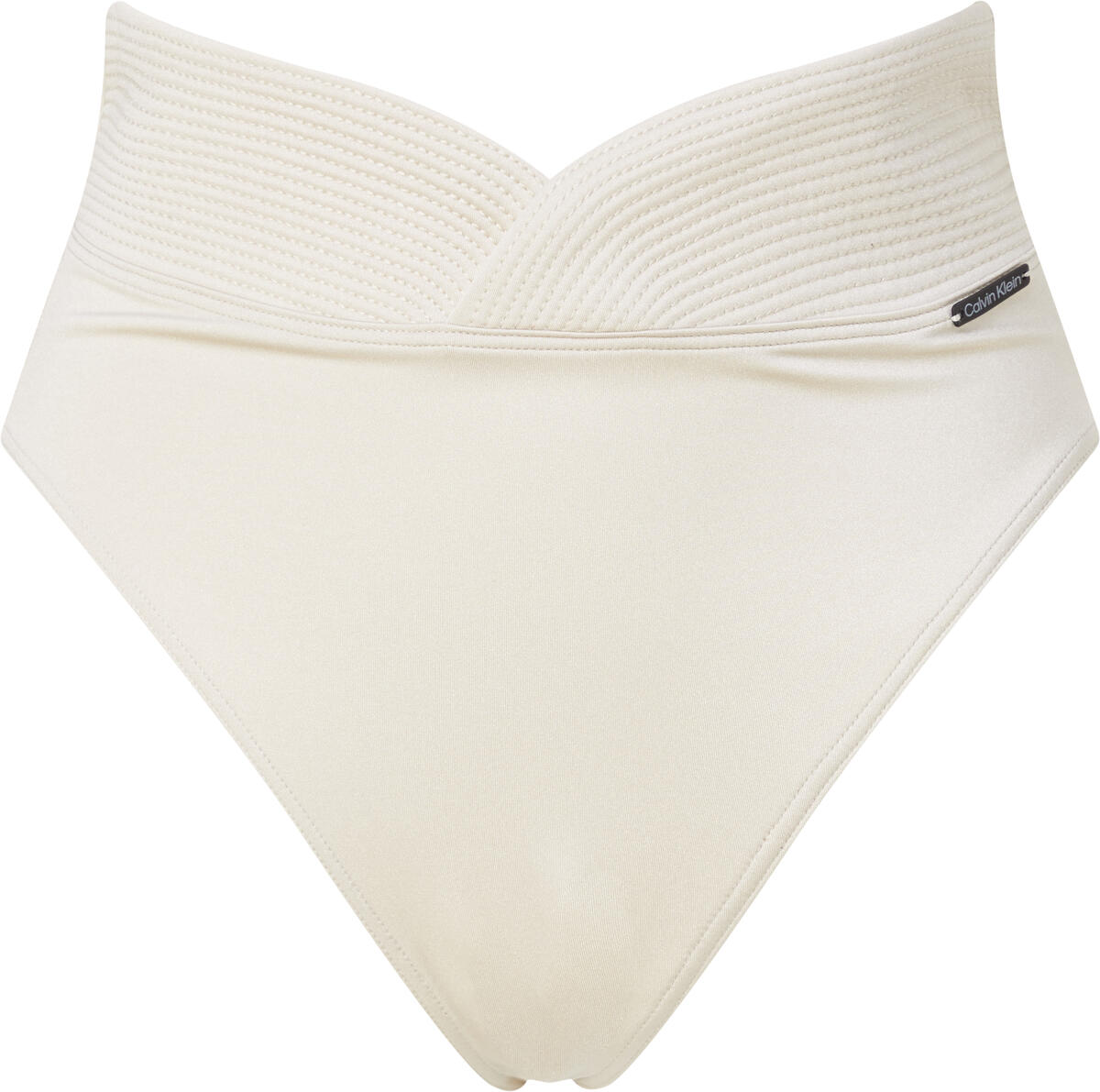 Calvin Klein HIGH WAISTED BIKINI Kadın Krem Bikini Altı
