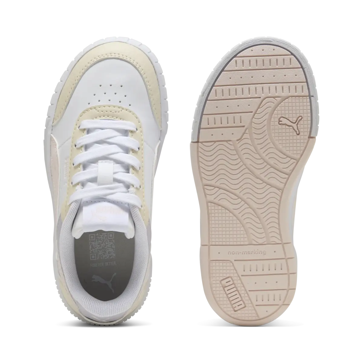 Puma Carina Mia PS Krem Kadın Spor Ayakkabı & Sneaker