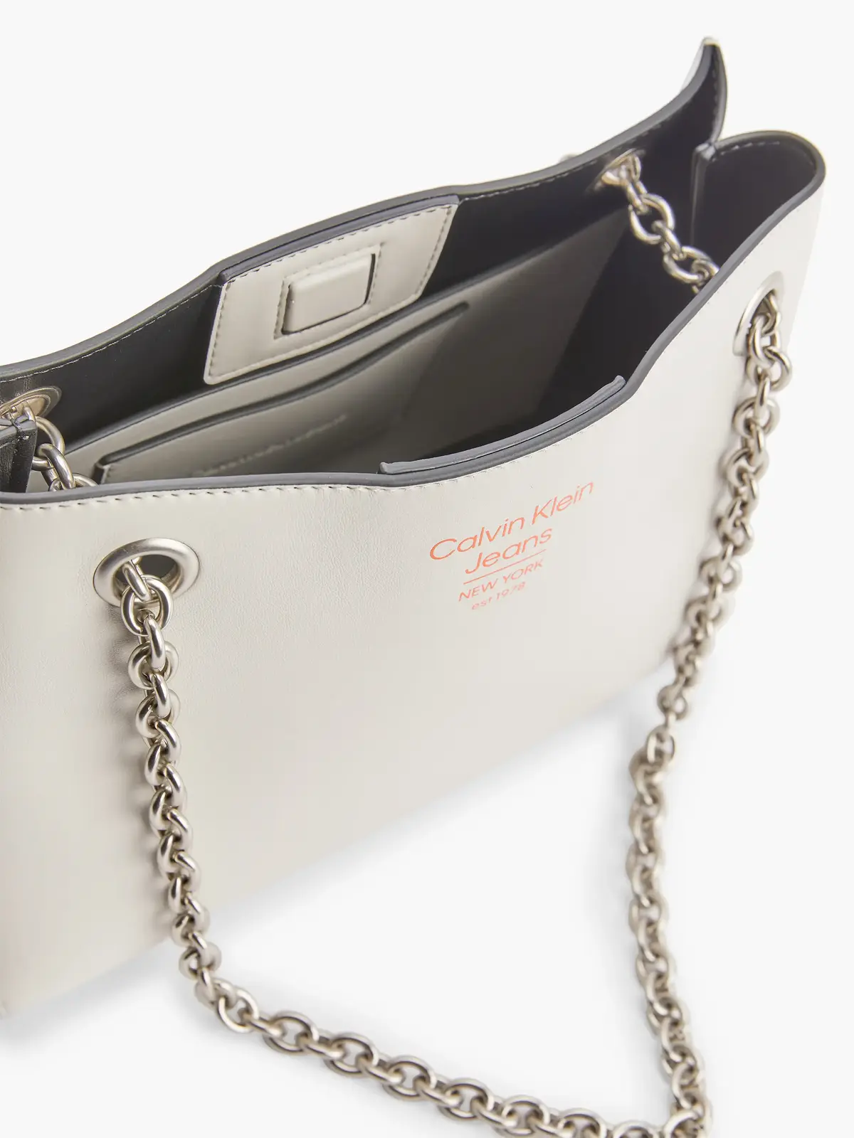 Calvin Klein SCULPTED SHOULDER BA Kadın Krem Çanta