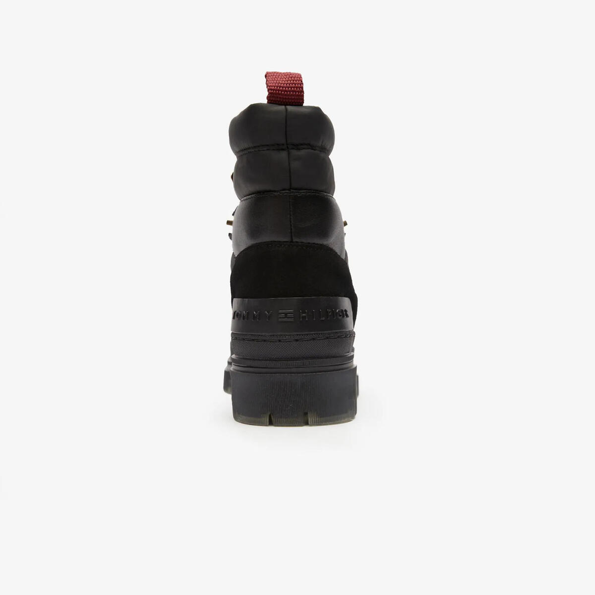 Tommy Hilfiger LACED OUTDOOR BOOT Kadın Siyah Bot