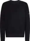 Calvin Klein SOFT STRUCTURED SWEA Erkek Siyah Sweatshirt